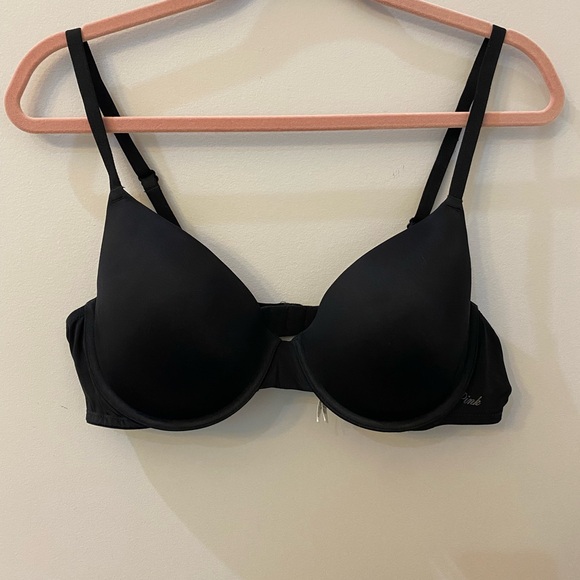 Pink Victoria’s Secret Wear Everywhere T-Shirt Lightly Lined Bra Women Size 40B - Picture 1 of 7